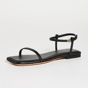 Anine Bing Invisible Leather Flat Sandals